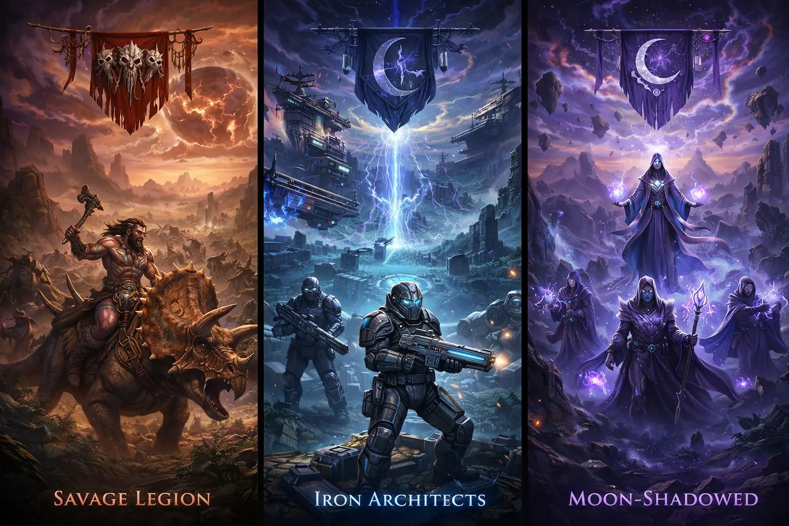 The three factions